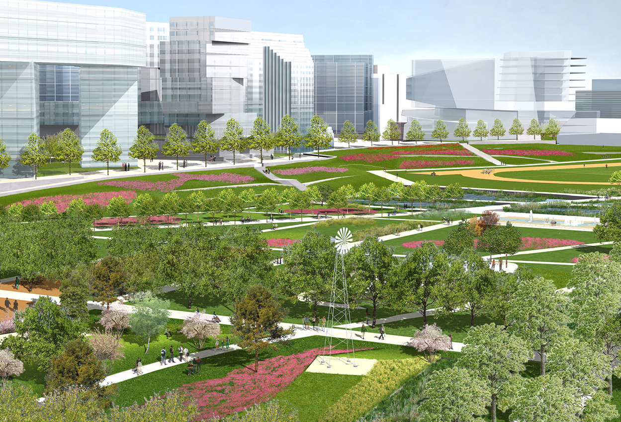 Gestion des eaux du parc Martin Luther King