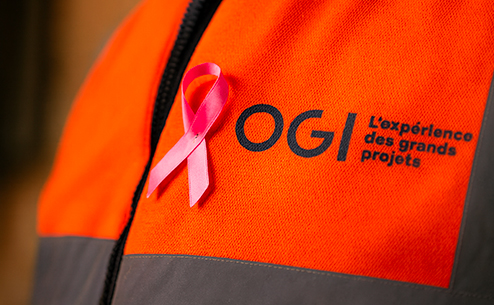 OGI soutient la lutte contre le cancer du sein