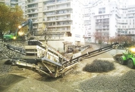 Déconstruction du Parking du Croissant, Nanterre