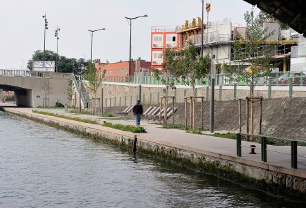 Berges du canal Saint-Denis, Paris, Aubervilliers, St-Denis